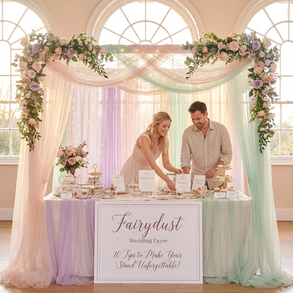 First Time Exhibiting at a Fairydust Wedding Fayre? 10 Tips to Make Your Stand Unforgettable!
